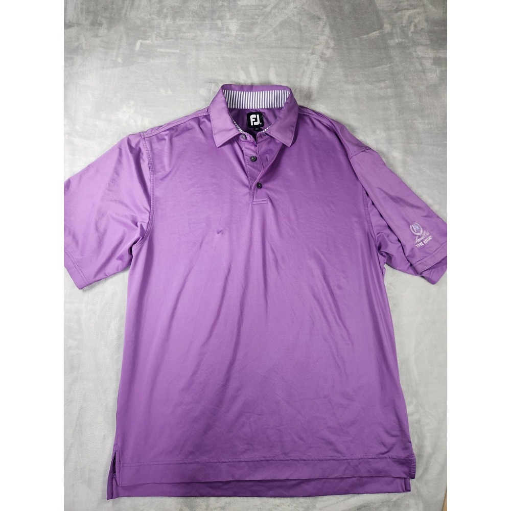 Footjoy FJ Performance Polo Shirt Laurel‎ Oak The Legacy Logo Mens Large